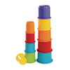 PlayGo Stack 'n' Nest Cups Set of 10 - Durable Plastic, Multi-Color, Model 2398