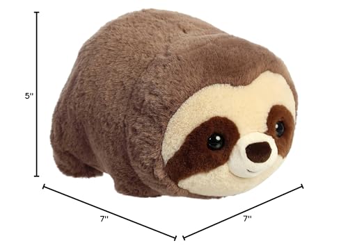 Aurora Adorable Spudsters Spark Sloth Stuffed Animal - Comforting Cuddles - Playful Companions - Brown 10 Inches