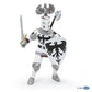 Papo -Hand-Painted - Figurine -Medieval-Fantasy -White Crested Knight -39785 - Collectible - For Children - Suitable For Boys And Girls - From 3 Years Old
