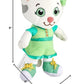 Daniel Tigers Neighborhood Katerina Kittycat Mini Plush, 7 inches