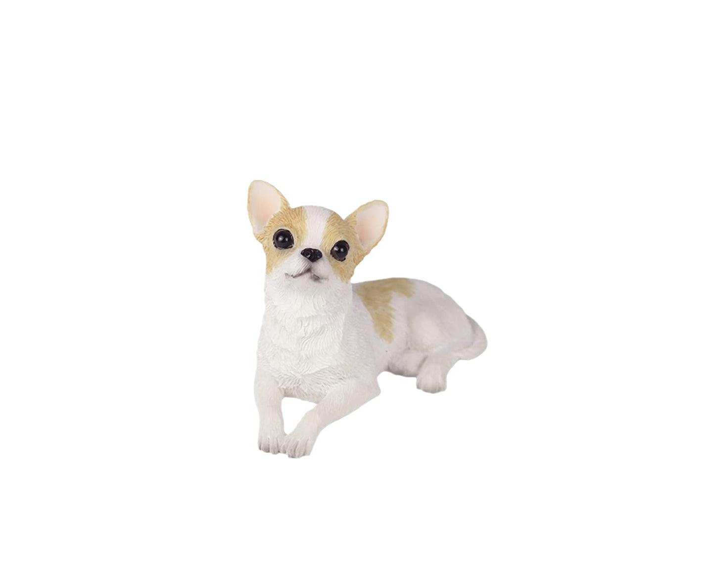 Talklek 1Pcs 2 Inches Mini Resin Chihuahua Figurine Gifts, Mini Dog Memorial Gifts, Dog Figurines, Car Decor, Collectible Chihua