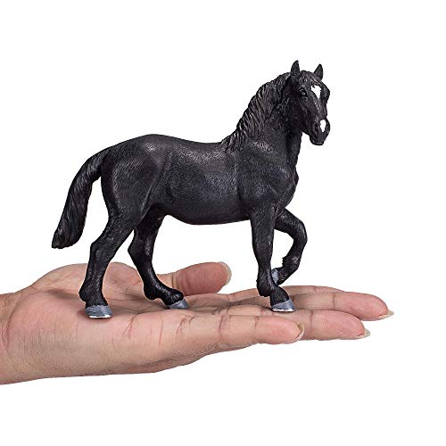 Mojo Percheron Realistic Equestrian Horse Club Hand Painted Toy Figurine