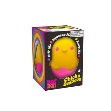 Schylling Needoh Bunnies & Chicks - Sensory Toys With A Satisfying Dough Filling - A Mix Of Squishable Bunnies And Chicks - Ages