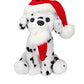 Plushland Xmas Pawpal with Santa Hat Stuffed Animals Plush Puppet Dog 8 Inches for Kids - A Perfect Christmas Day Gift on This Holiday for Babies (Christmas Dog Assortment)