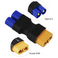 FLY RC 4pcs Male EC3 to Female XT60 Adapter Wireless Connector for RC FPV Drone Car Lipo NiMH Battery Charger ESC