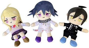 Groydbna Anime Plush Doll Cosplay Plushie Figure Cute Stuffed Keychain,(Saihara Shuichi)