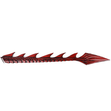 Newl Halloween Cosplay Demon Dragon Tail Diy Carnival 2024 Halloween Purim Decoration For Kids Boy And Girl Toy Costume (Red Tai