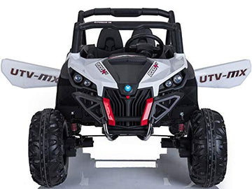 Mototec Mini Moto Utv 4X4 12V White (2.4Ghz Rc)