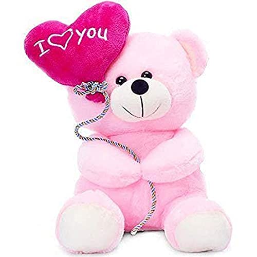 Lata Super Soft Balloon Teddy (Pink) Soft Toy (30cm)