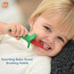 RAZBABY RaZBerry Baby Toothbrush - Multi-Textured Silicone, BPA-Free, Easy to Hold, 1 Count, Red, Model 101-RT