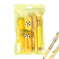 Football Theme Stationery Gift Set 7 Pcs | Pencil, Pen, Eraser, Sharpener & Pouch (Yellow)