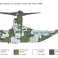 Italeri -1463 V-22 A Osprey, 1:72 Scale, Model Kit, Plastic Model to Assemble, Modeling, Grey, IT1463