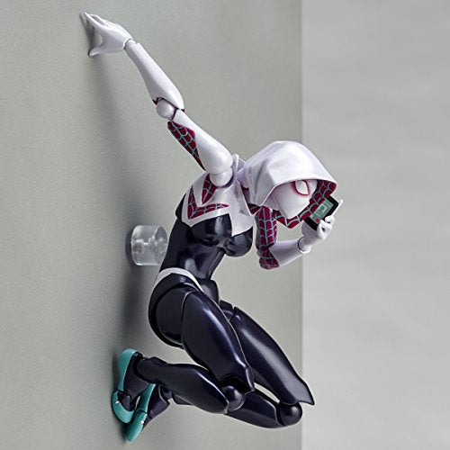 figure complex AMAZING YAMAGUCHI Spider-Gwen approx. 6.1in (155 mm) ABS & PVC Pre-painted Action Figure Revoltech
