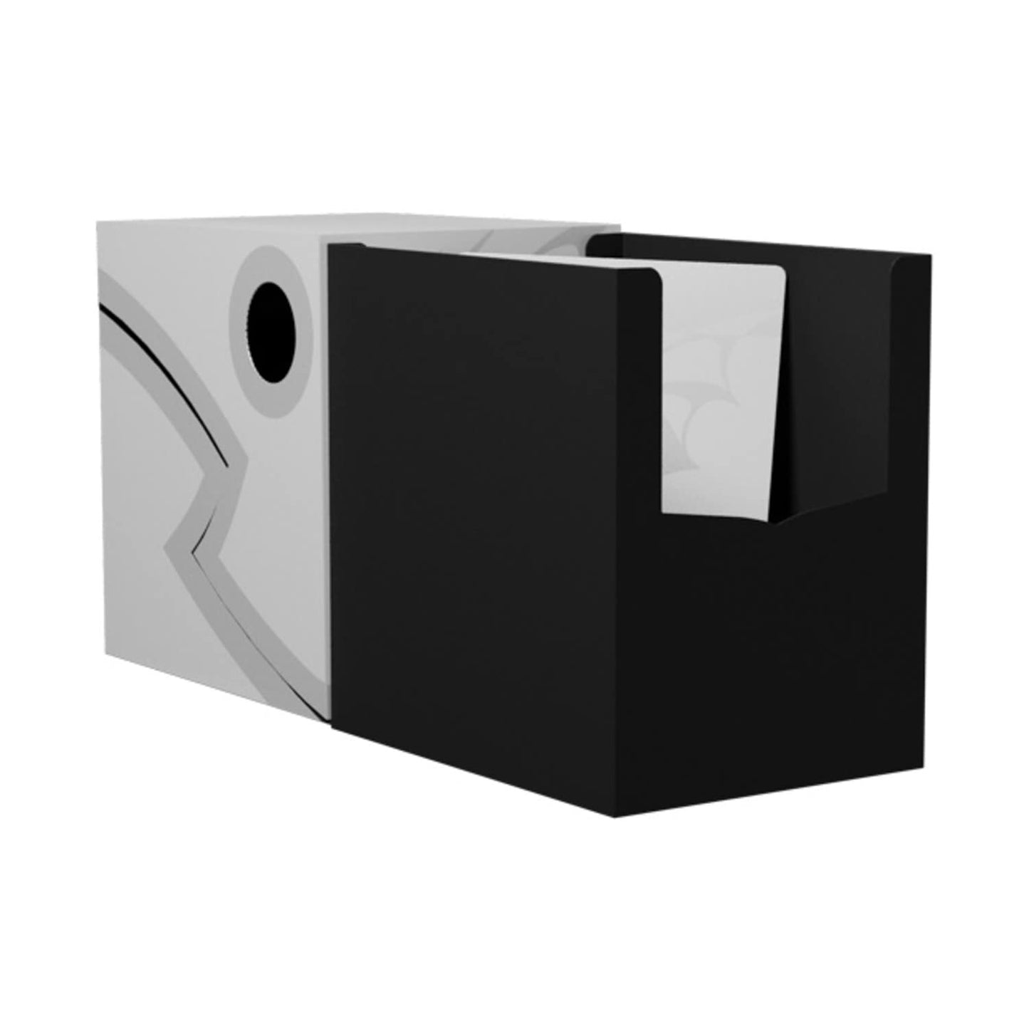 Dragon Shield Card Deck Box – Ashen White/Black 150Ct – Durable And Sturdy Tcg, Ocg Card Storage – Compatible With Mgt, Magic The Gathering, Commander Decks, Pokemon, Yugioh