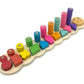 Artbee Wooden Number Puzzle Sorting Montessori Toys For Toddlers  Shape Sorter Counting Game For Age 3 4 5 Year OldS Kids (Sha