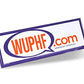 The Office Wuphf.Com Sticker - White 8.25-Inch X 2.75 -Inch With Red & Blue Print - Sitcom Social Media Startup Spoof - Great Gift For Hit Comedy Television Series Fans - For Home, Work, School