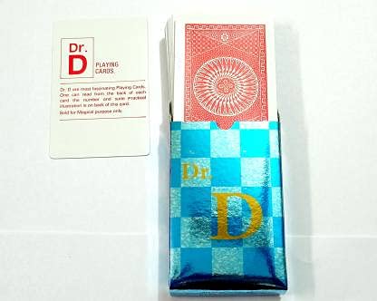 A Sarkar Magic Shop Dr.D Marked Magic Playing Card (Red) / Dr D Spy Mark Card Deck Magic Trick
