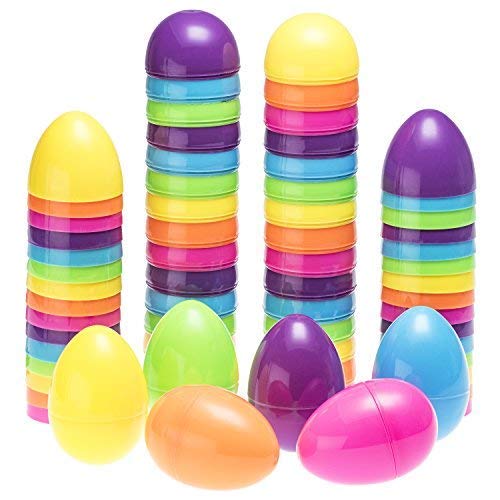 Prextex Stuffed Easter Eggs Toy With Mini Pull-Back Toy Car Inside | Plastic Easter Gifts/Presents For Girls, Boys, Kids, Toddlers | Easter Toys Basket Stuffers/Fillers