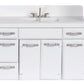 Dollhouse Miniature 1950'S Double Sink, White #T5014