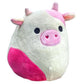 Squishmallows Official Kellytoy Valentines Squad Squishy Soft Plush Toy Animal (5 Inch, Caedyn Cow)