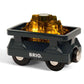 Brio World - 33896 Light Up Gold Wagon - Interactive 2 Piece Toy Wagon Set | Enhances Creativity | Compatible With All Toys | Safe And Tested For Kids Ages 3 And Up