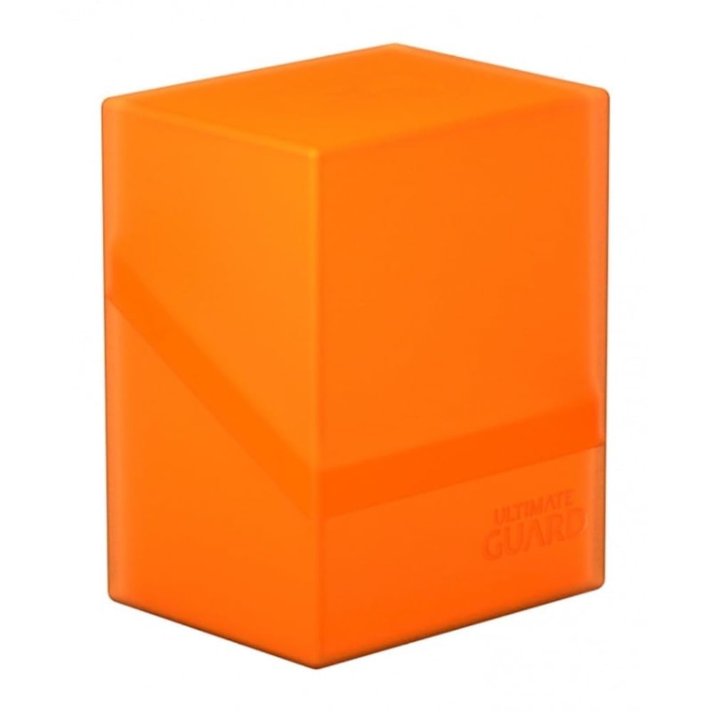 Ultimate Guard Boulder 80+, Deck Case For 80 Double-Sleeved Tcg Cards, Poppy Topaz, Secure & Durable Storage For Trading Card Games, Soft-Touch Finish