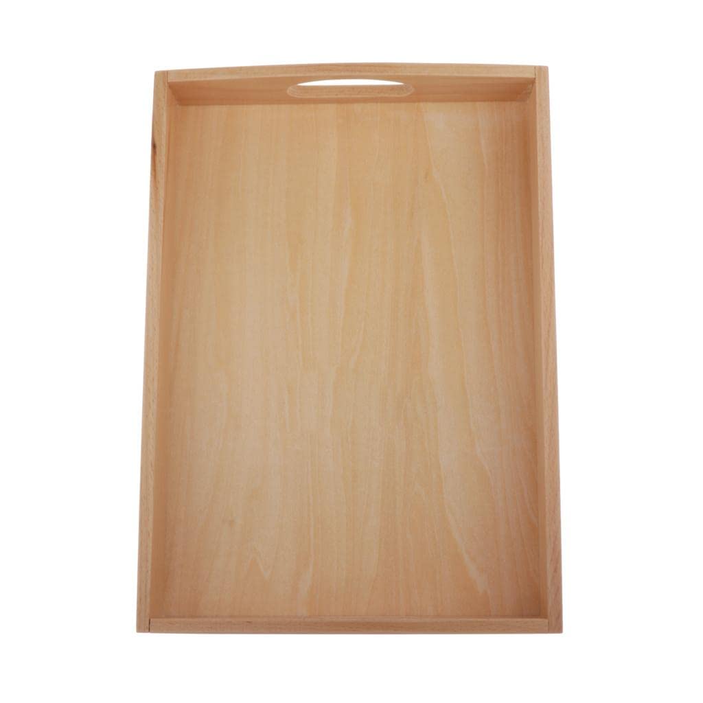 Enakshi (Label) Montessori Teaching Aids Beech Wooden Tray Large Hole Lbaby|Toys For Baby|Developmental Baby Toys