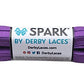 Derby Laces Purple Spark Shoelace For Shoes, Skates, Boots, Roller Derby, Hockey And Ice Skates (60 Inch / 152 Cm)