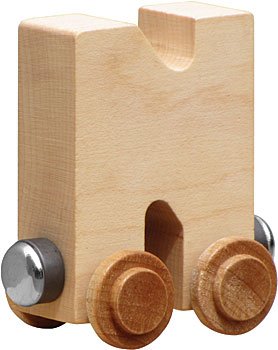 NameTrains Clear Finish Letter Car - Made in USA (N)