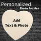 Personalized Photo Puzzles (Heart Shape, 75Piece, 8X8In.)