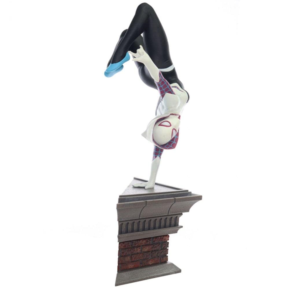 Diamond Select Toys Marvel Gallery Spider-Gwen PVC Figure, 11" Handstand Version, Multicolor, Model AUG202100