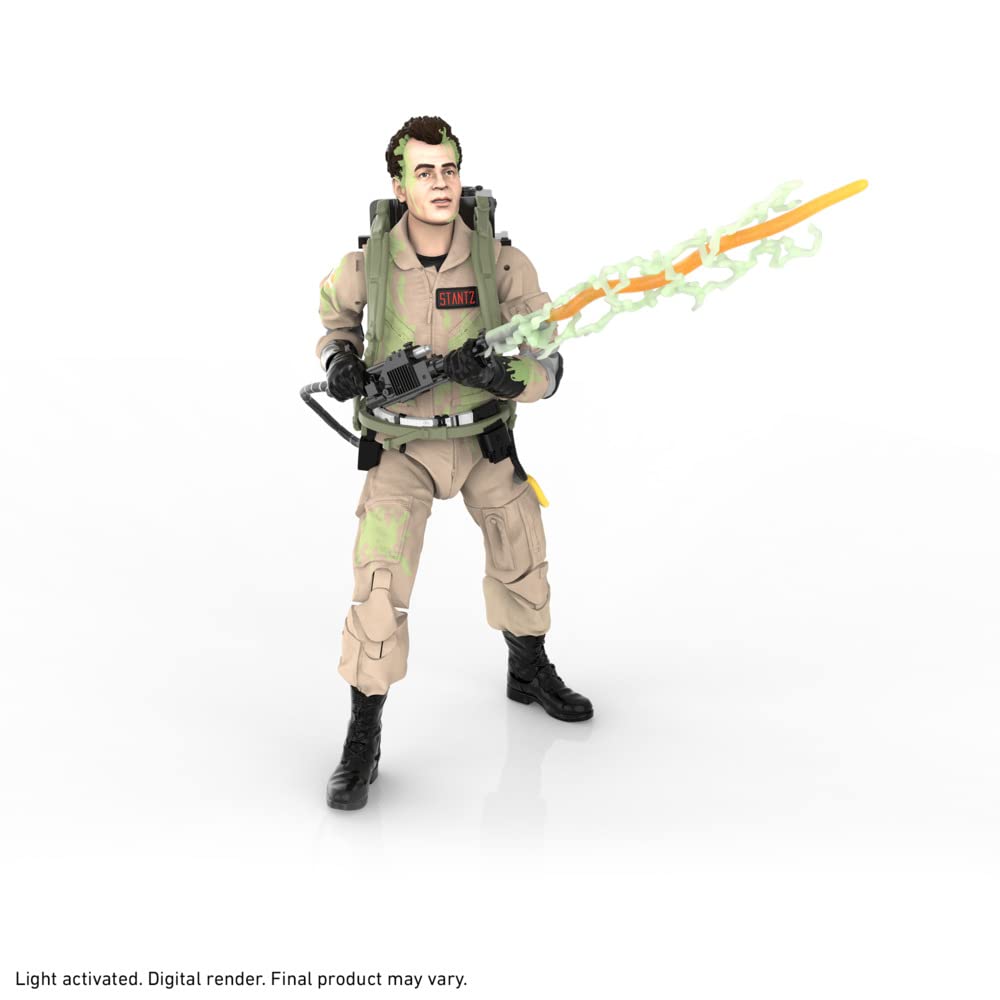 Power Rangers Ghostbusters Plasma Series Glow-In-The-Dark Ray Stantz Toy 6-Inch-Scale Collectible Classic 1984 Ghostbusters Figu