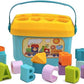 Goldimec Shape Sorter Baby And Toddler Toy, Abc And Shape Pieces, Sorting Shape Game, Developmental Toy For Children 18 Months+