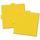 Perler Beads Yellow Square Pegboards, 2pc, 5.7 L x 5.7 H, Small