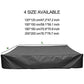 M Maius Sandbox Cover, Square Protective Cover For Sand And Toys Away From Dust And Rain, Sandbox Canopy With Drawstring, Sandpi