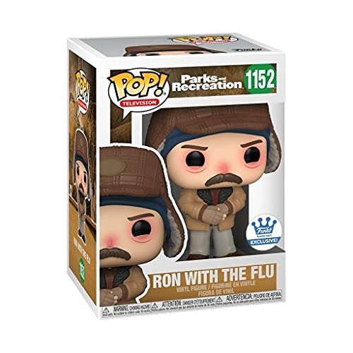 Funko Pop! Ron Swanson Vs The Flu Parks And Recreation Exclusive