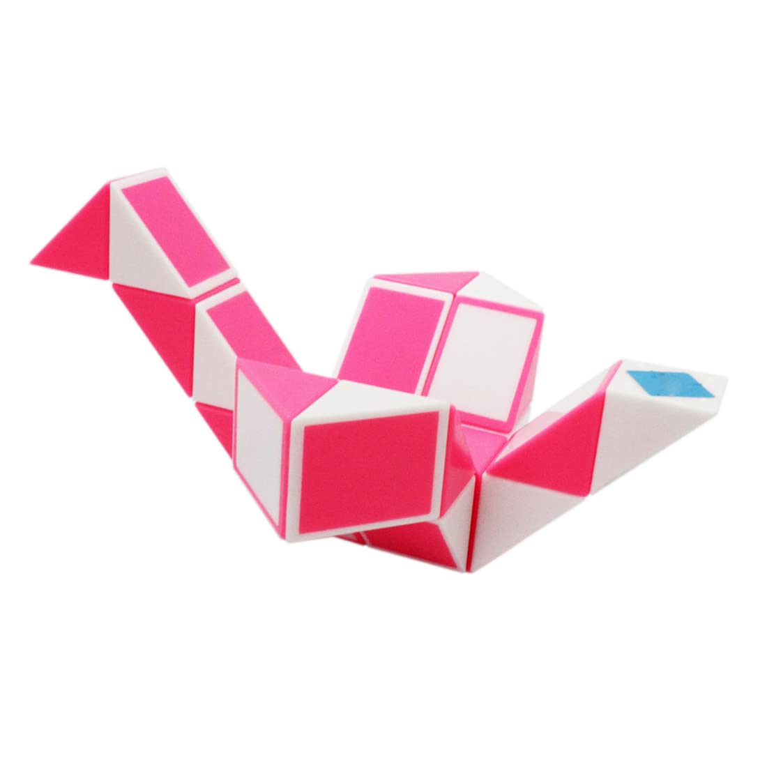 Mipartebo Magic Snake Cube Twist Puzzle 24 Wedges Large Size Twist Fidget Snake Toys Gift Party Favors Game Goodie Bag Fillers C