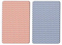 Copag Export Design 100% Plastic Playing Cards, Poker Size (Standard) Jumbo Index Red/Blue Double Deck Set