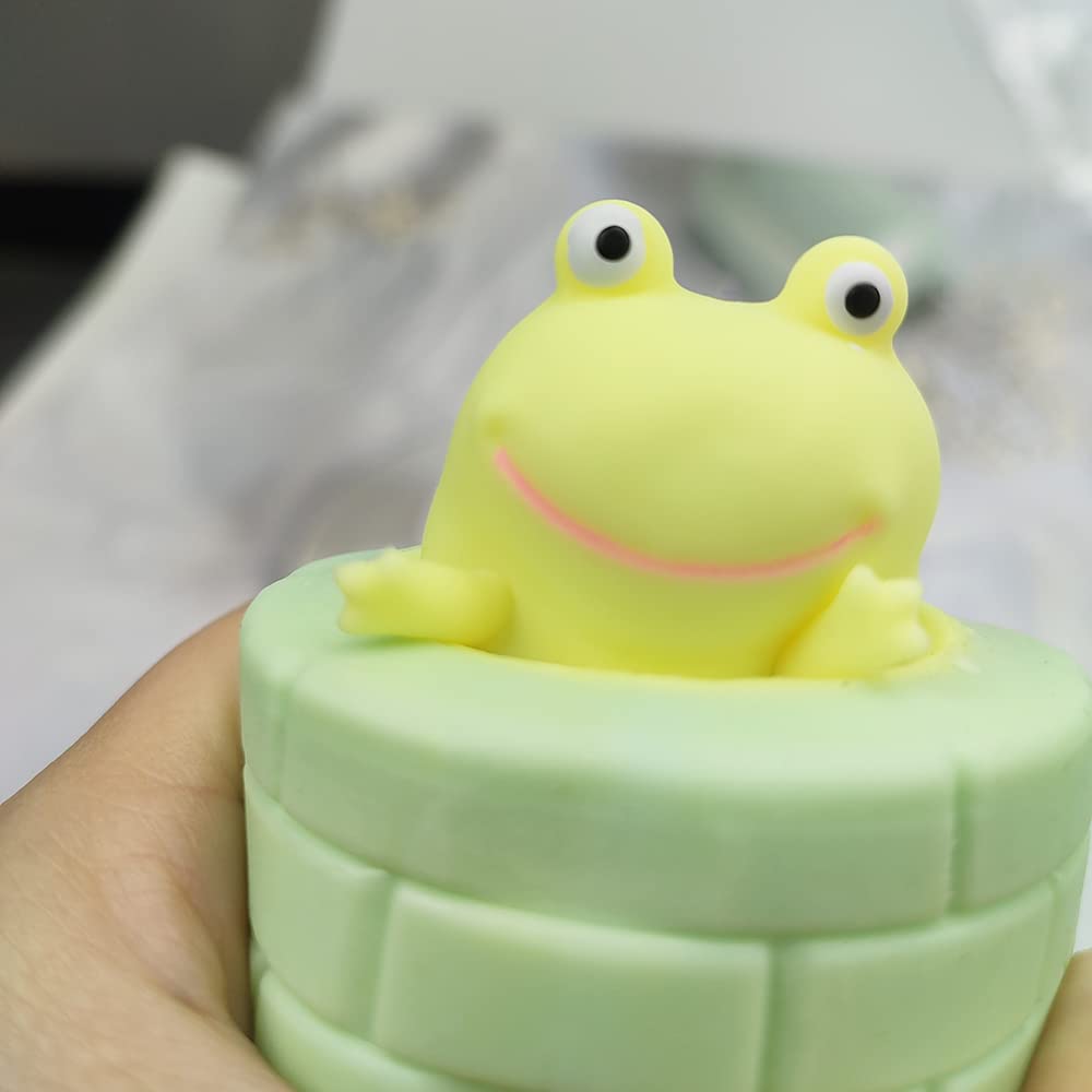 Fidget Toys Squishy Toys Stress Toy For Adults Stress Anxiety Relief Frog Cup Squeeze Toys For Kids Decompression Sensory Squish