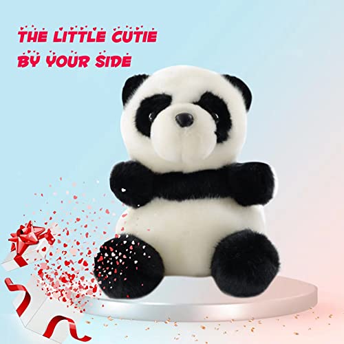 Sew Butiful 8.6' Panda Stuffed Animals Plush, Cute Plushies For Animal Themed Parties Teacher Student Award, Animal Toys For Baby, Boy, Girls, Great For Nursery, Room Decor, Bed (Panda)