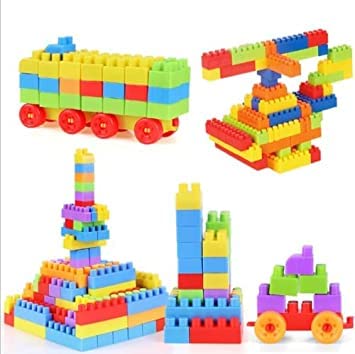 60 Pcs Educative & Intellectual Block Set Building Blocks, Creative Learning Educational Toy For Kids Puzzle Assembling Building