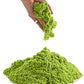 Gurbik_ Soft Space Sand Clay For Indoor Playing Moldable 500Gm In Resealable Bag With Free Big Mould (Green) (No Toxic)