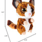 Ty Binky Bush Beanie Boos 6' | Beanie Baby Soft Plush Toy | Collectible Cuddly Stuffed Teddy