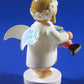 Wendt & Kuhn Handpainted Wooden Blonde Margarite Angel Figurine Doll