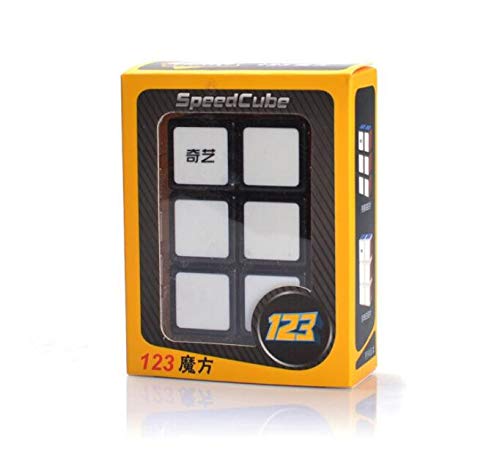 Cuberspeed 1X2X3 Cuboid Cube Black Floppy Stickerless Cube 123 Black Titles Version Speed Cube