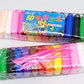 Nozomi NonToxic 12 Different Color Fluffy Foam Clay With 3 Tools (2 Pieces Each Color, Multicolour) Colorful Children Soft Clay