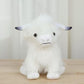 Yukouqian Highland Cow Stuffed Animal Cute Highland Cow Plush Doll Toy 10 Inch For Girls Boys Christmas (Highland Cow White)