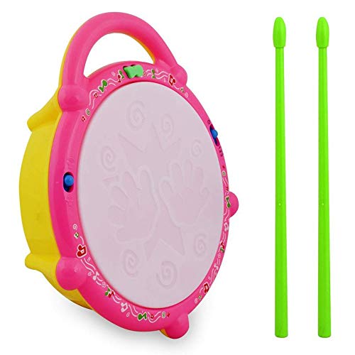 Yashi Kids Musical And Multi Colored Flash Drum With 3D Lights, Dynamic Sounds, Excellent For 3+ Years Kids