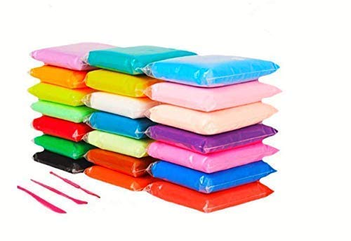 Fete Propz Super Light Modeling Air Dry Magic Clay Plasticine With Tools For Kids/Teens Children Play Non Toxic Dough (Pack Of 3