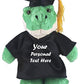 Plushland Plush Stuffed Animal Toys 12 Inches Present Gifts for Graduation Day  Personalized Text  Name or Your School Logo on Gown  Best for Any Grad School Kids (Graduation Gator Black Gown)